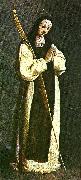 Francisco de Zurbaran martyred hieronymite nun oil painting